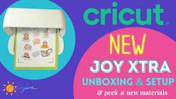 New From Cricut,  Joy Xtra Unboxing, Set up, and Look at New Products