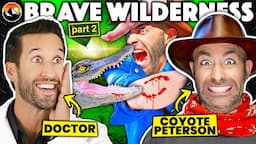 ER Doctor & Coyote Peterson REACT to DEADLIEST Bites From Brave Wilderness