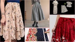 ✅5 beautiful and easy-to-sew skirt styles you shouldn't miss