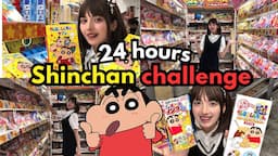 🇮🇳 24 HOURS SHINCHAN CHALLENGE in JAPAN 🇯🇵