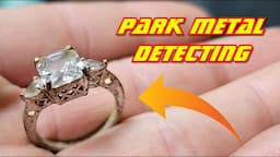 I Scored 2 Rings Metal Detecting In a PARK | Garrett AT Max | There's Always TREASURE to be FOUND!