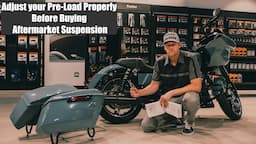 Adjusting 2024 Road Glide & Street Glide Rear Suspension - A Must Do!