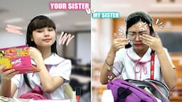 SOSYAL NA ESTUDYANTE VS DI SOSYAL NA ESTUDYANTE SA SCHOOL | ALA YO SIS VERSUS MY SIS | Aurea & Alexa