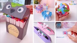 DIY Easy Paper Craft when you’re bored | Desk Organizer | Easy way to make #shorts #art #diy