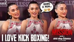 "Fitness gave me mental peace" - Amy Jackson's Candid Interview | Mission Chapter 1|Arun Vijay |Lyca