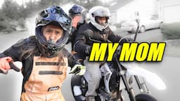 MOM’S FIRST SUPERMOTO RIDE!