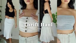 Thrift Try On Haul - summer edition