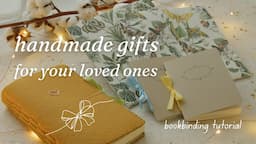 DIY Journal and Sketchbook Holiday Gifts - 3 thoughtful bookbinding projects