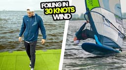 30kn Windsurf Foiling in Netherlands | @Nico_Ger7 Vlog