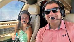 9 Year Old Co-Pilot - Private Jet Dallas to Houston: Beach Trip Part 1