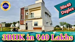 30x40 3bhk duplex house in ₹40 lakhs | Construction in Bangalore | Home tour in Kannada | kites