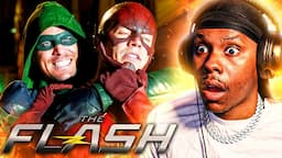 THE FLASH vs ARROW!! | FIRST TIME WATCHING *THE FLASH* Episode 8 Reaction