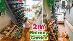 #21 How I Makeover My Tiny Balcony On a Budget (150$) 🌱| DIY Balcony Transformation Ep02