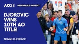 Championship Point | Emotional Djokovic Wins Historic Title | Australian Open 2023