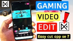 How to do gaming video edit with Easy Cut app | Gaming video editing kaise kare easy cut app