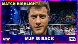 MJF is Back and RUSH Wants a Fight (Clip) | AEW Dynamite | TBS