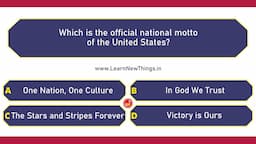 National Symbols of the United States of America - Quiz | 20 Questions | USA General Knowledge Quiz