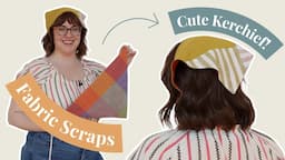 Sew this DIY Kerchief Headband | Full No-pattern Tutorial | Scrap Busting, Ep. 3