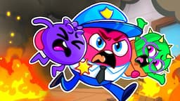 🔥🔥Fire! Be Careful | Police Rescue Mission 👮🚨| Safety Cartoon | Kids Cartoons | VocaVoca Berries