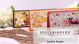 Slimline Card Techniques with New Slimline Dies | Spellbinders | Slimline Collection