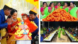 உங்களின் ஆசீர்வாதத்தால்  பிறந்த Sweety Baby? | SASA Birthaday Celebration Full Event l Village Babys