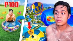 LOW BUDGET vs EXPENSIVE WATERPARK!! (Sobrang mahal)