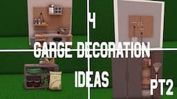 4 Bloxburg Garage Decoration Ideas | Welcome To Bloxburg |