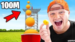 Epic Ping Pong Trickshot Cup Challenge