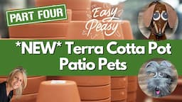 Create Your Own Adorable Patio Pets Using Terra Cotta Pots!