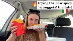 Trying The New Spicy Chicken McNuggets! (in Italy)