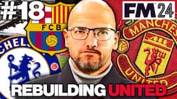 FM24 Manchester United Rebuild #18 - BARCA AND PSG - Football Manager 2024