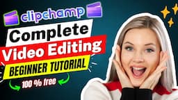 Clipchamp video editing tutorial (HINDI): best free video editing software for pc without watermark