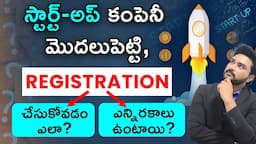 How To Start A Startup In Telugu | How To Register A New Business?- Complete Details In Telugu