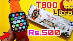 T800 Ultra Smartwatch Unboxing And Review | T800 Ultra | T800 Smartwatch | Apple Watch Ultra Clone