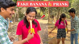 Fake banana 🍌 prank 😂 | funniest | 2024 pranks