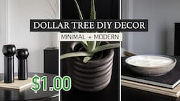 DIY $1 Home Decor From Dollar Tree (you WILL WANT to make this!) - minimal and modern room decor