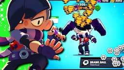 Gemming Edgar To Max | 0-500 With Randoms in Brawl Ball | My Gift For YOU