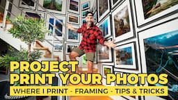 PRINT your PHOTOS on a budget 📸 XXL Tutorial | Jaworskyj