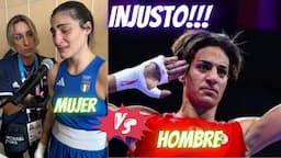 Hombre Boxeador vence a Mujer Boxeadora 46 segundos Despues de Golpes duros (Olimpiadas 2024)