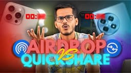 Airdrop vs Quickshare! Which one is faster?