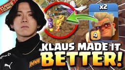 KLAUS improved his CRAZY NEW DRUID attack! GENIUS! Clash of Clans