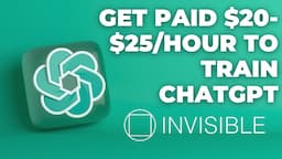 ChatGPT Jobs to Make Money Working From Home with Invisible Technologies - AI Data Trainer