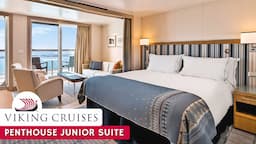 Viking Ocean | Penthouse Junior Suite Walkthrough Tour & Review 4K | Viking Ocean Cruises