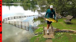 BUILDING Pet FISH WALL in LAKE!