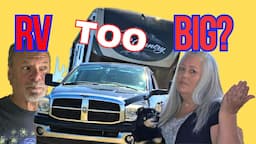 Mistake Buying This Size RV? | Is Our 5th Wheel Too Big For Camping In Nature RV Living Off Grid