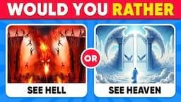 Would You Rather...? HARDEST Choices Ever! 😇😈 Quiz Kingdom