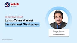 Long-Term Market Investment Strategies | Shankar Sharma Exclusive