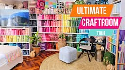 Craft Room Organization Ideas & Crochet Room Tour!