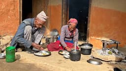 Financially Poor But Happy Family - Traditional Nepali Food Cooking || IamSuman