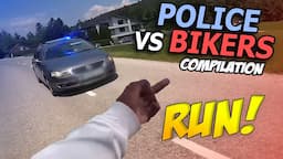 BIKERS VS COPS - Best Motorcycle Police Chase Compilation 2024